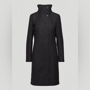Aritzia Babaton Walton Navy Wool Coat